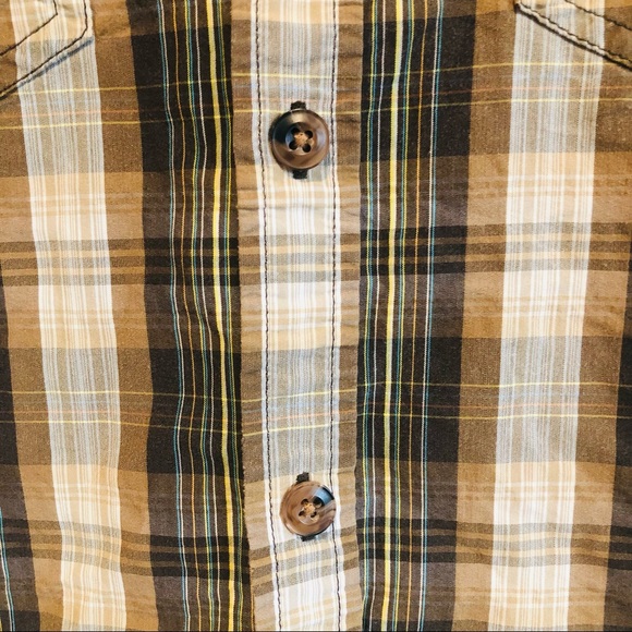 Prana flannel Button down mens large shirt - Picture 2 of 6